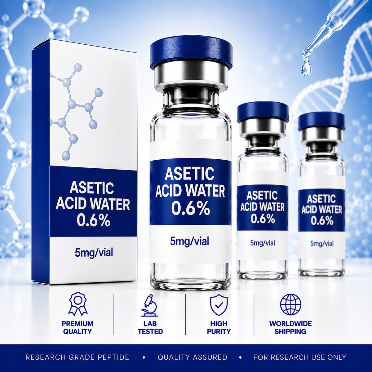 Asetic Acid water 0.6% 醋酸水AA