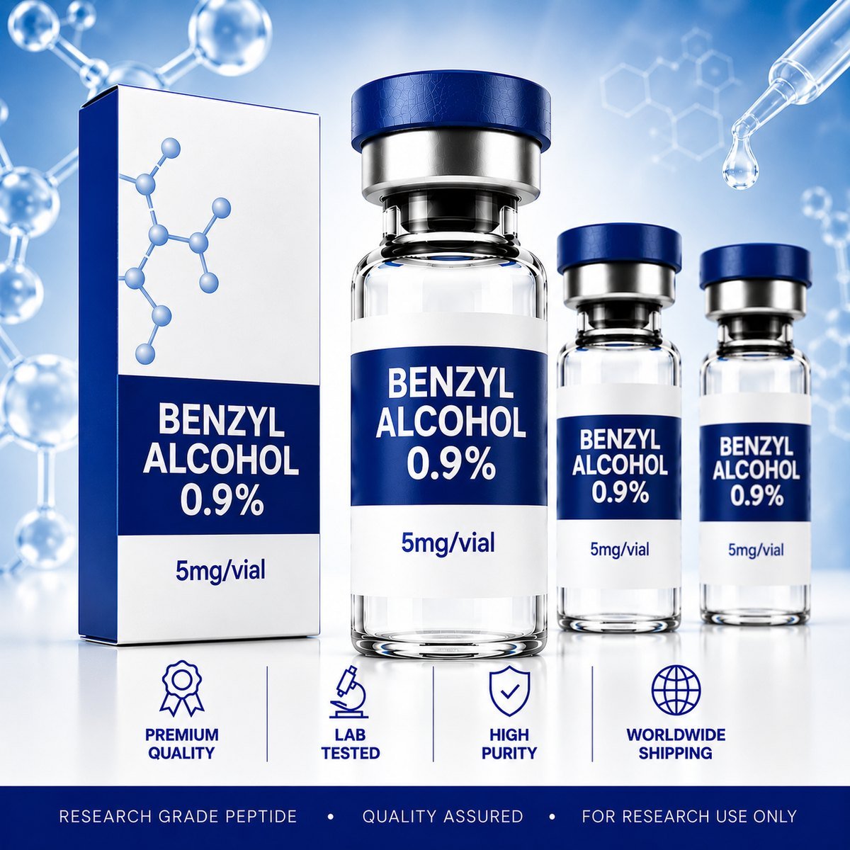 Benzyl Alcohol 0.9% 抑菌水 BAC